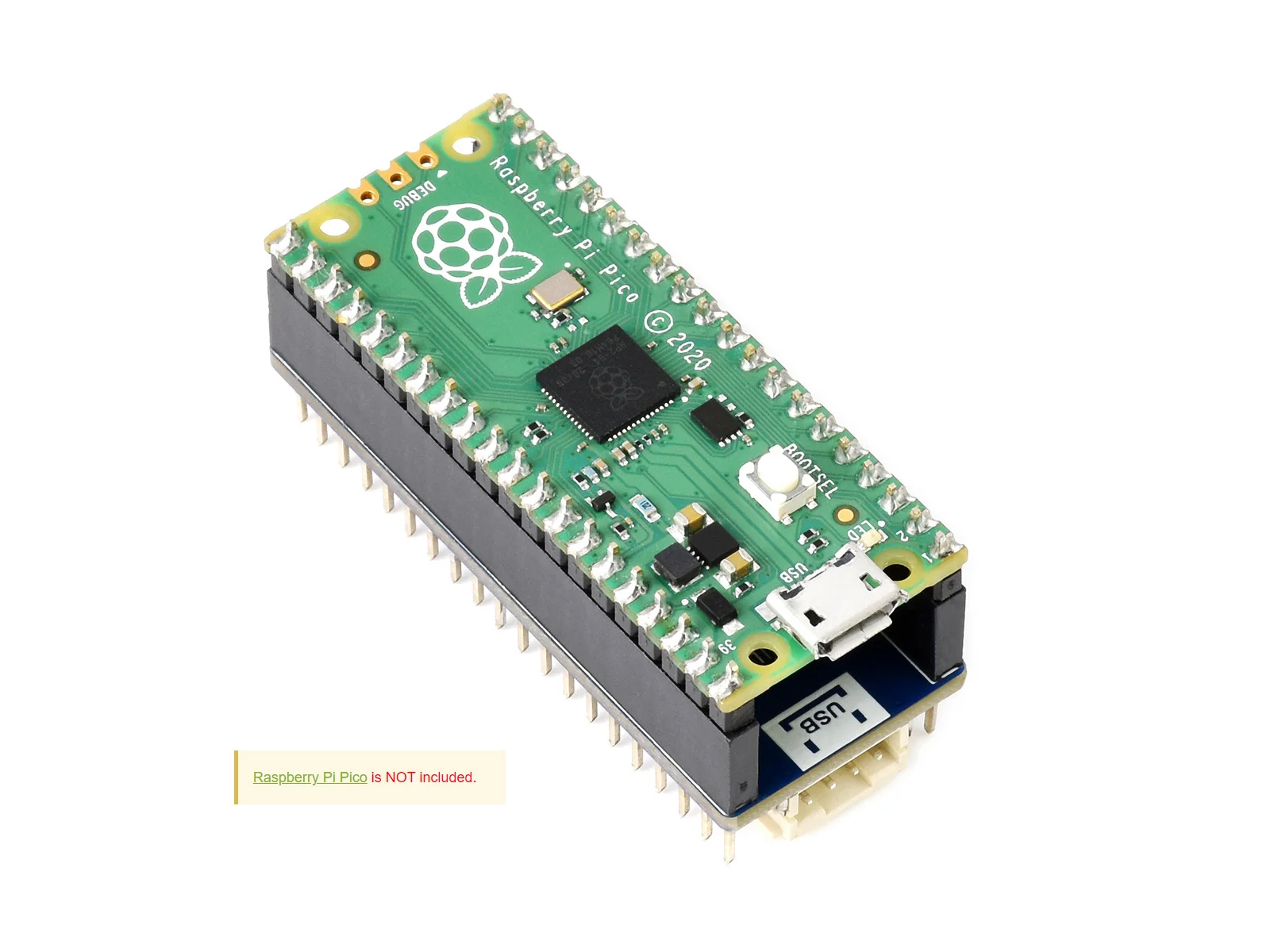 Módulo de Expansão de Áudio para Raspberry pi Pico Fone de Ouvido e Saída de Sinal de Alto-falante ao Mesmo Tempo Quadro demonstração - Imagem 6