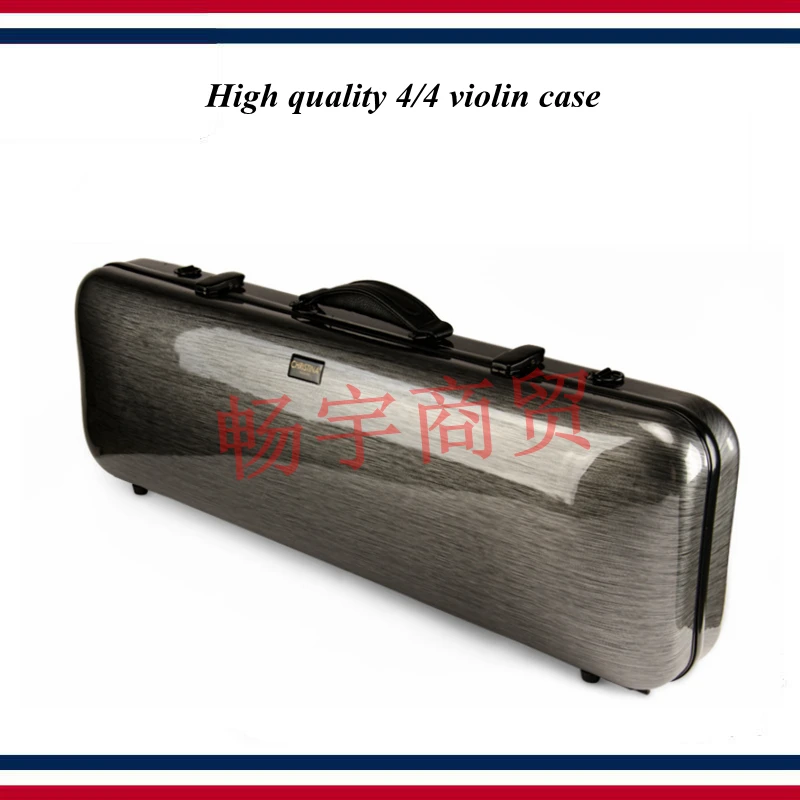 High quality Professional violin case 4/4 FRP carbon fiber black Fashion style violin parts violin accessories 041 High quality Professional violin case 4/4 FRP carbon fiber black Fashion style violin parts violin accessories 041