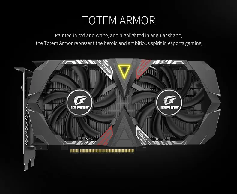 COLORFUL iGame GeForce GTX 1650 Ultra DDR5 4G GAMING VGA Graphics card HDMI DVI DP