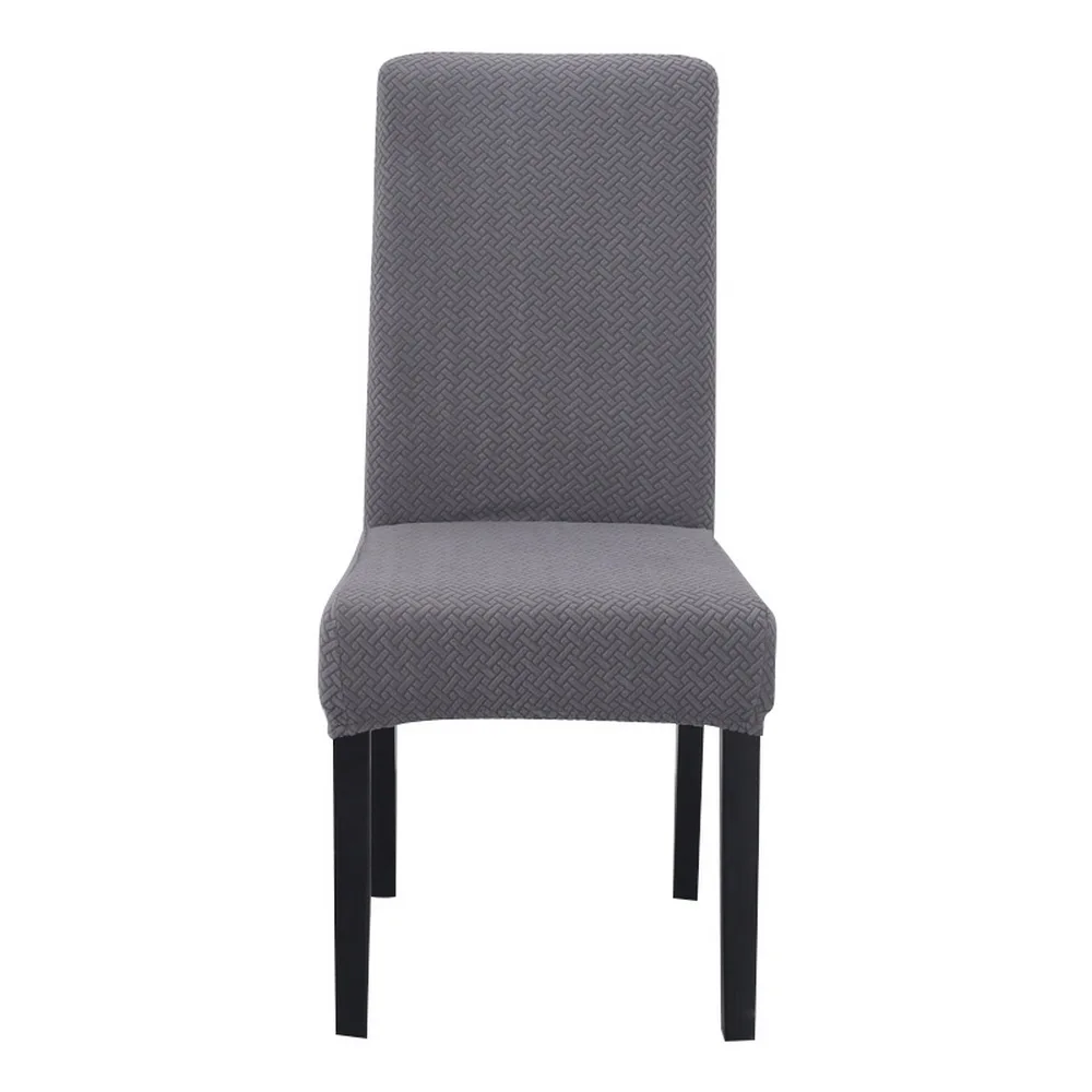 silver gray 1/2 шт. чистый цветной эластичный гибкий анти-грязный большой чехлы на стулья для свадьбы или торжественного случая, мебель для гостиничного ресторана сиденья Размеры большой - Цвет: silver gray