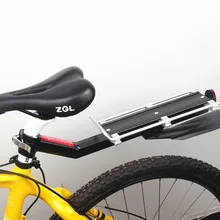 Быстроразъемный задний держатель для горного велосипеда, стойка для багажа, оборудование для верховой езды с связывающим канатом, грязезащитный стальной стеллаж