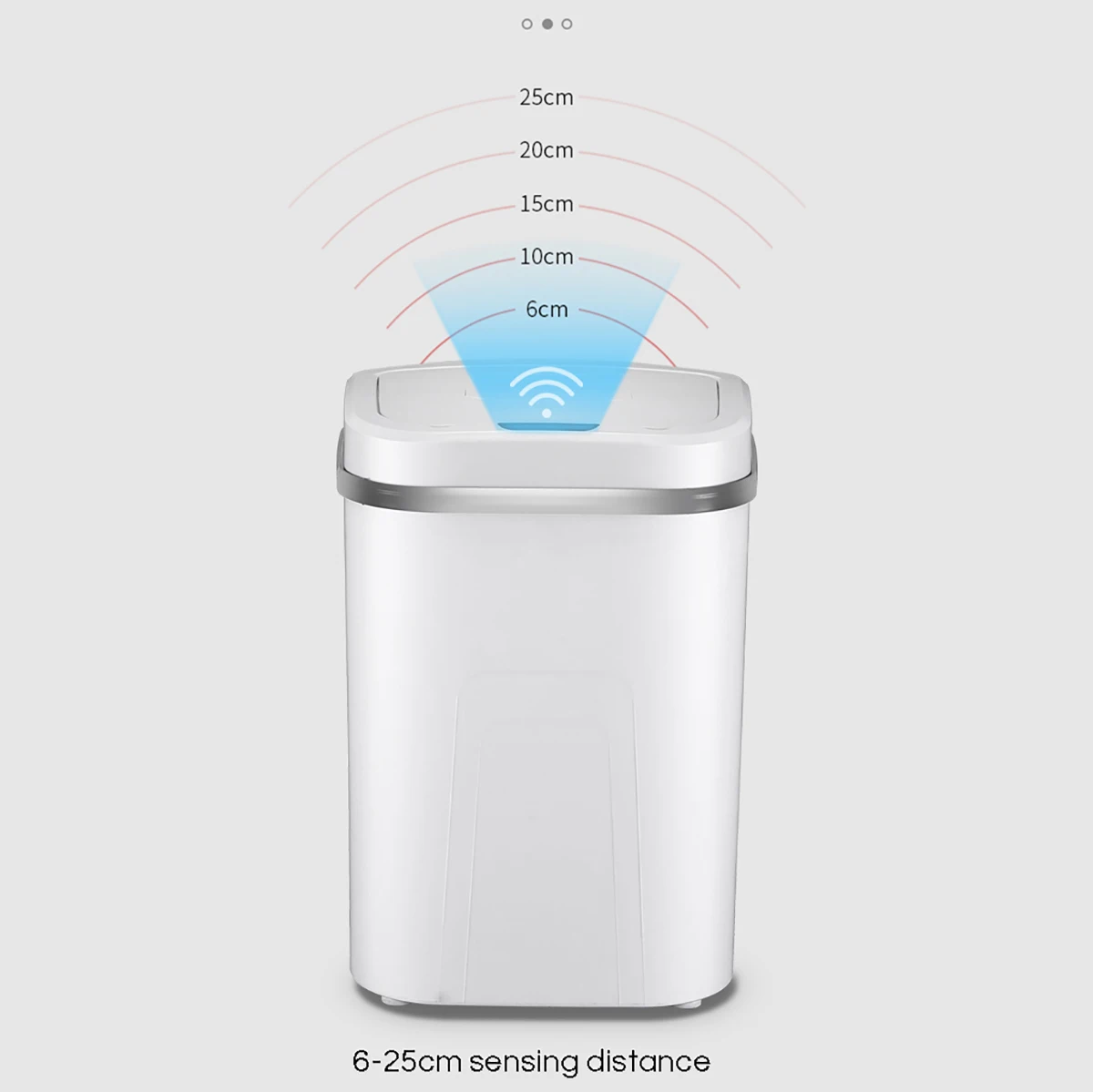 15L Automatic Touchless Intelligent induction Motion Sensor Kitchen Trash Can Wide Opening Sensor Eco-friendly Waste Garbag