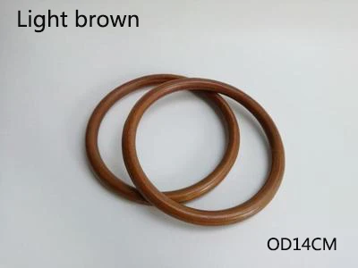 14cm Light Brown Meetee 1/3 пары детских хлопковых утепленных колготок на 11/14 см деревянные кольца DIY сумка ручка деревянная рамка для сумочки Круглый ручной открывания консервной банки деревянная рамка под Кошелек 3 цвета - Цвет: 14cm Light Brown