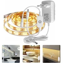 Регулируемый гибкий светодиодный светильник с сенсорным выключателем 12 В для Kicthen/шкафа под шкаф светильник светодиодный светильник ing