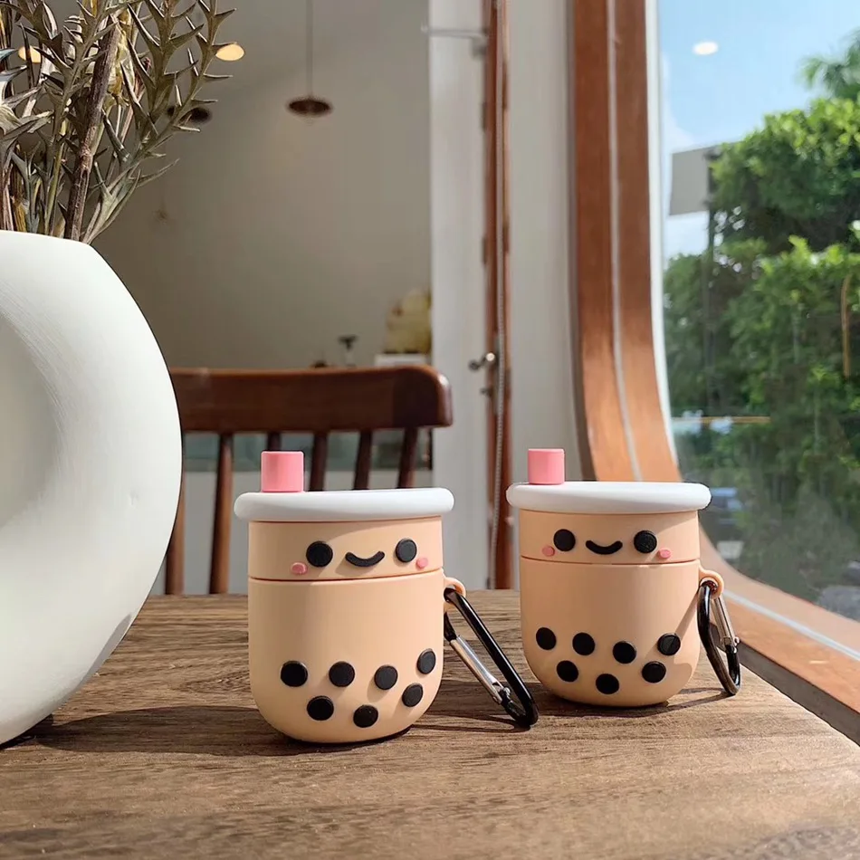 Чехол для наушников для Airpods, силиконовый чехол, Мультяшные милые чехлы для наушников для Air Pods, чехол s для Apple, Earpods, наушники, аксессуары 2