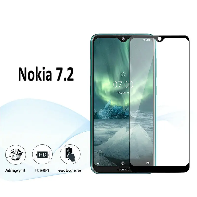 Для Nokia 6 2 для 3 полное клеевое покрытие закаленное стекло Защита экрана чехол 7 1 5 8