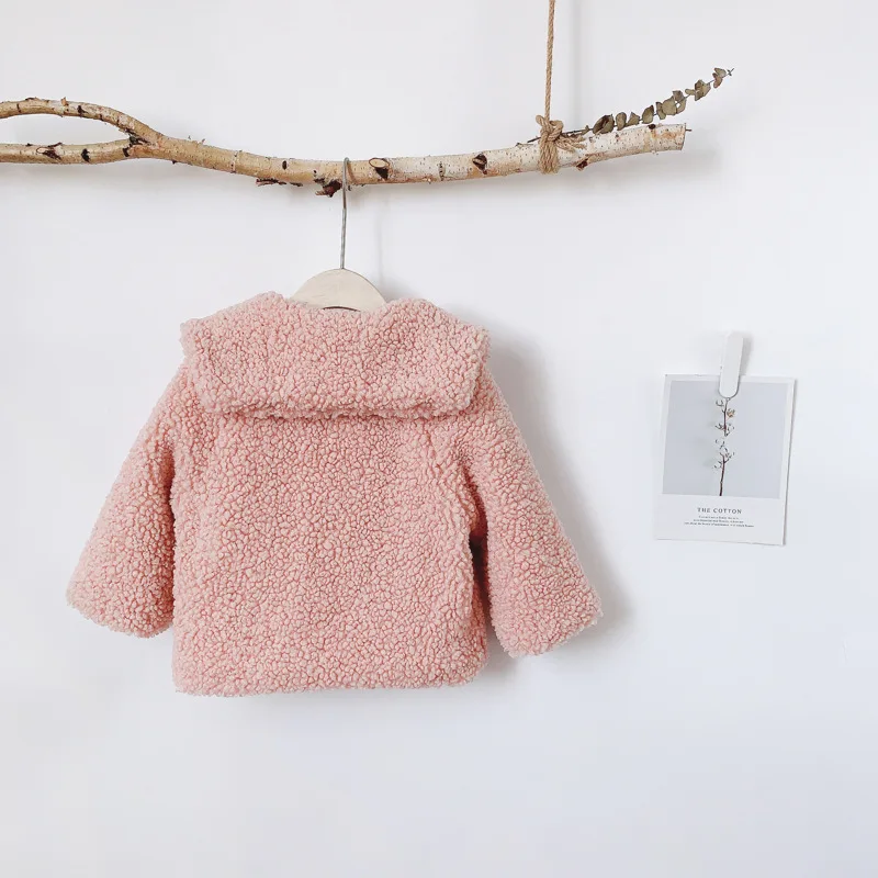 MILACEL/зимняя куртка для девочек; пальто из овечьей шерсти для девочек; теплая детская верхняя одежда; плотное пальто для девочек