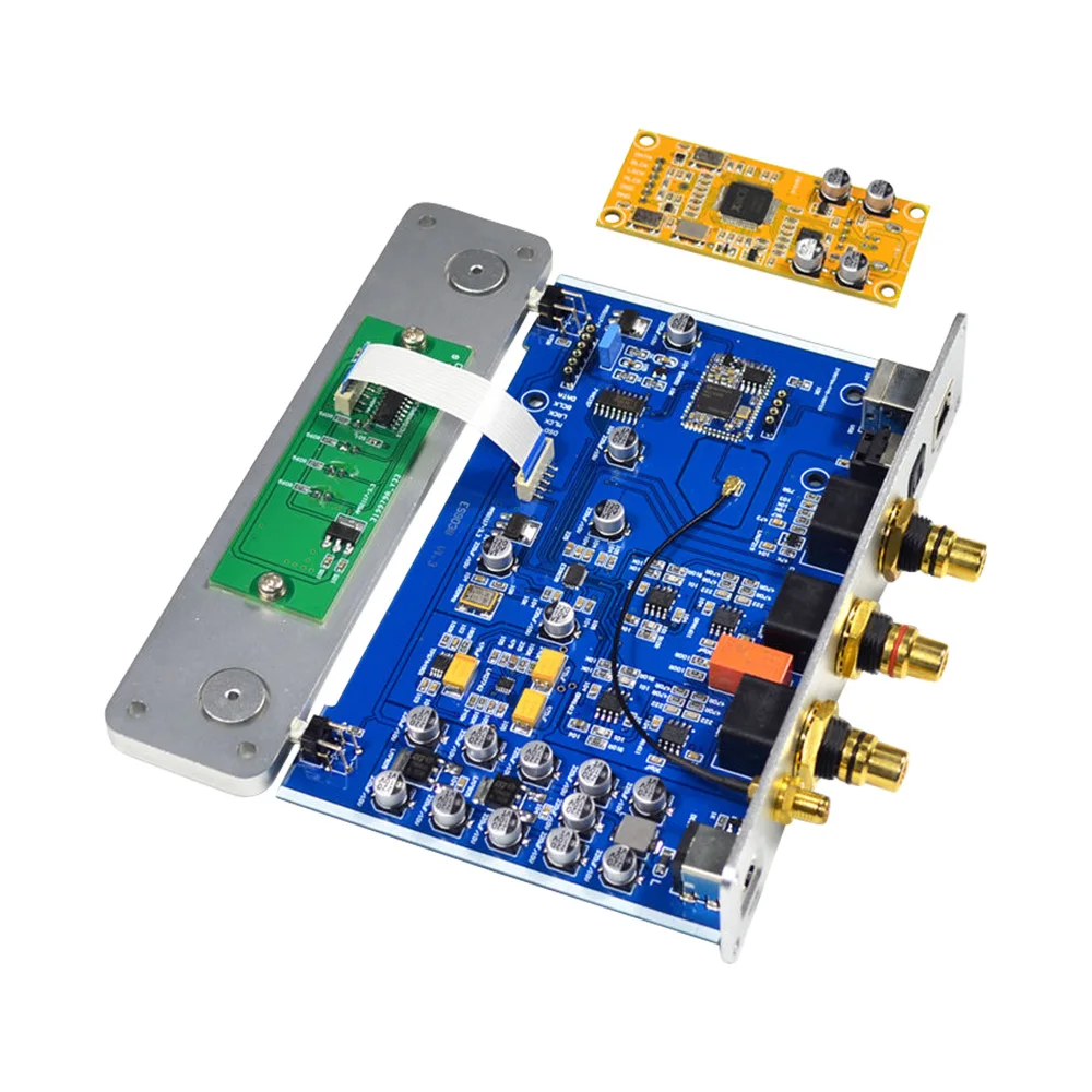 AIYIMA ES9038Q2M волоконно коаксиальный USB Bluetooth 5 0 DAC декодер QCC3008 приемник XMOS208 Поддержка