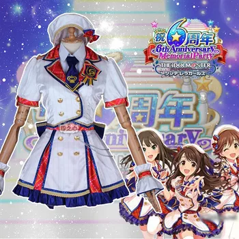 

Anime! THE IDOLM@STER CINDERELLA GIRLS 6th Anniversary Memorial Party Lovely Uniform Cosplay Costume Halloween NEW Free Shipping