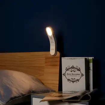 

USB Rechargeable Intelligence Night Lights PIR Motion Sensor Light 360 Degree Rotatable Head Bedside Wall Mounted LED Lamps