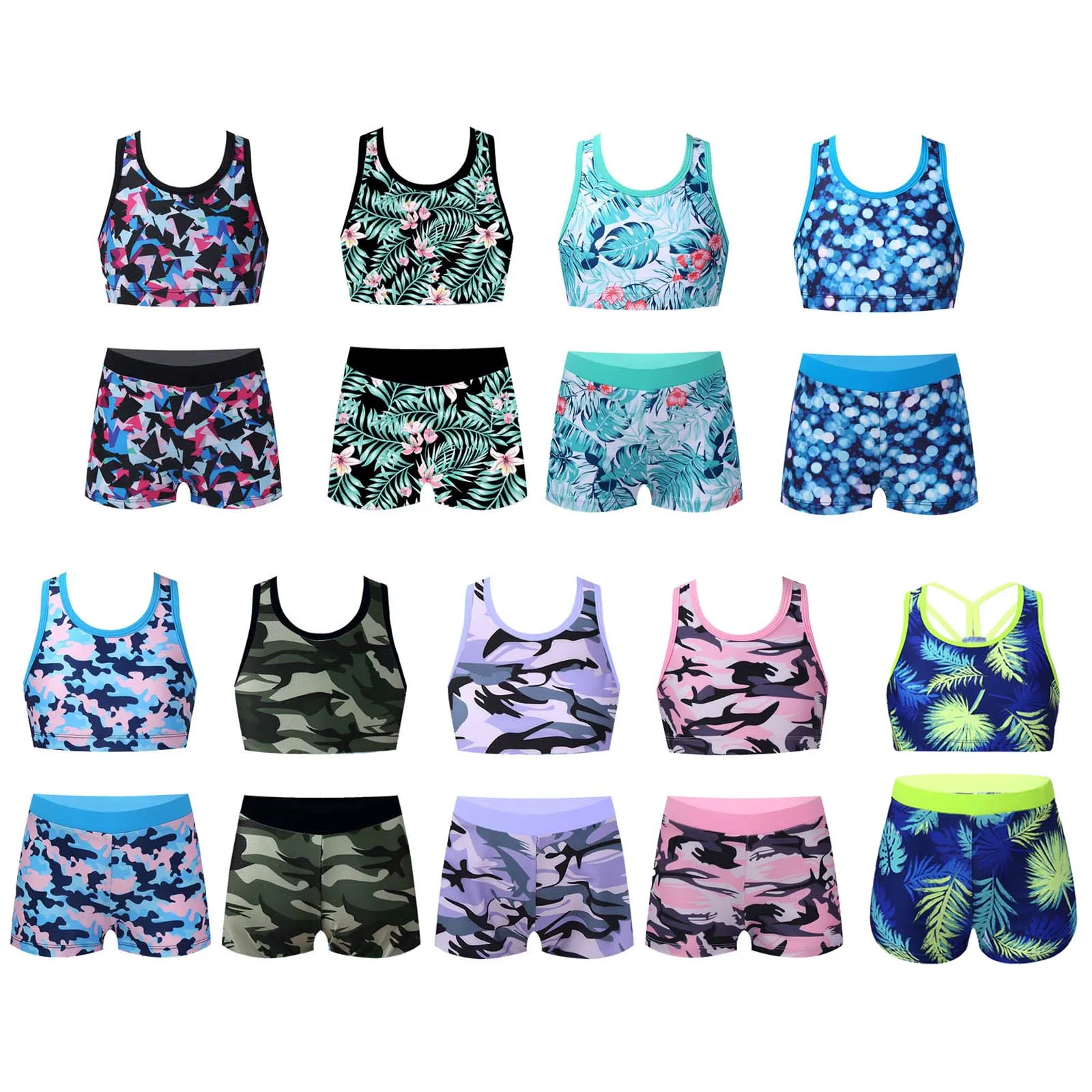Maillot de bain 2 pièces femme turquoise