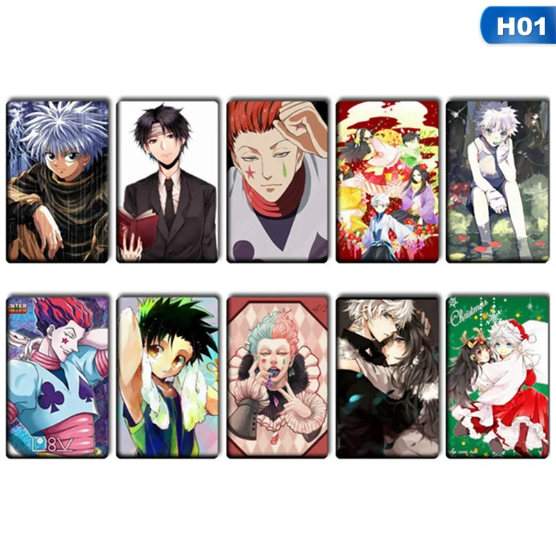 Наклейки Hunter X с персонажами 10 шт. s Killua Hisoka Kurapika Meruem Chrollo Kite Classic манга аниме HxH