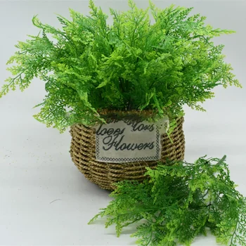 Artificial Fernwort Leaves Vivid Color Fake Plants For Home Wedding Party Decoration