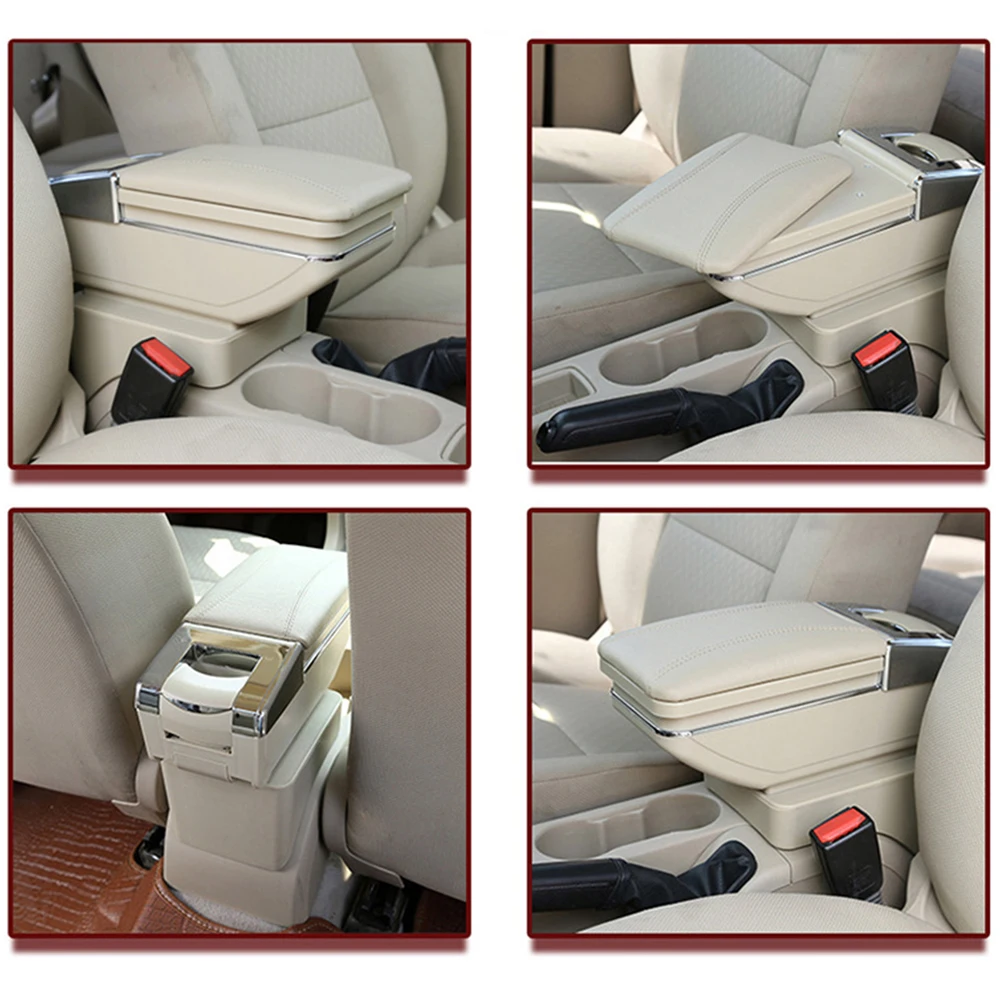 Универсальный подлокотник держатель для рук вращающийся автомобиль аксессуары бесплатно пробивая совместимы с подлокотниками Suzuki Swift
