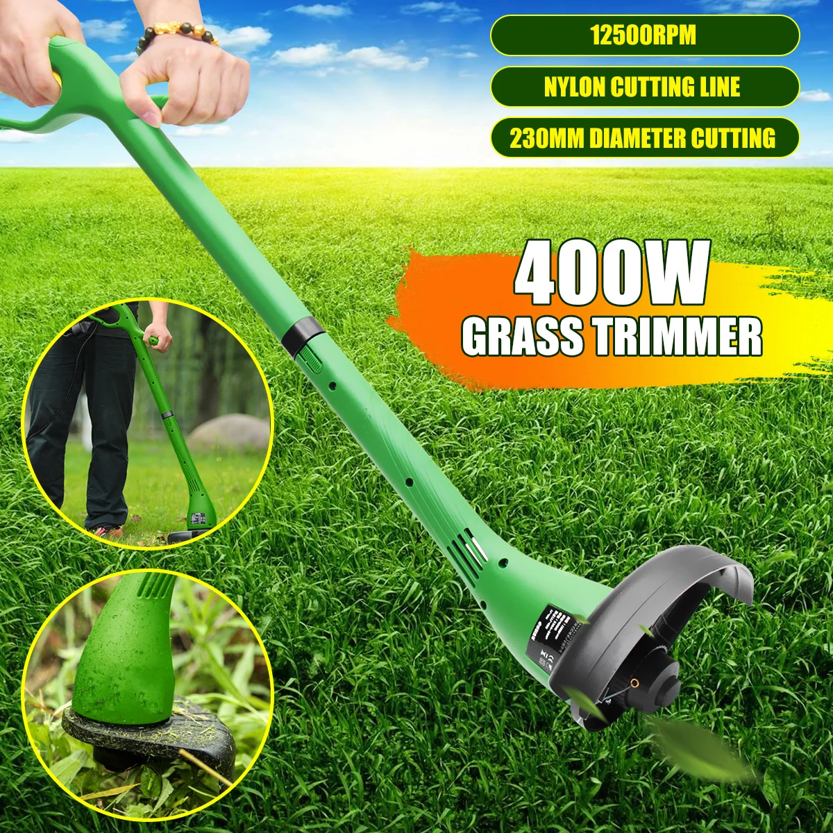 heavy duty electric grass trimmer