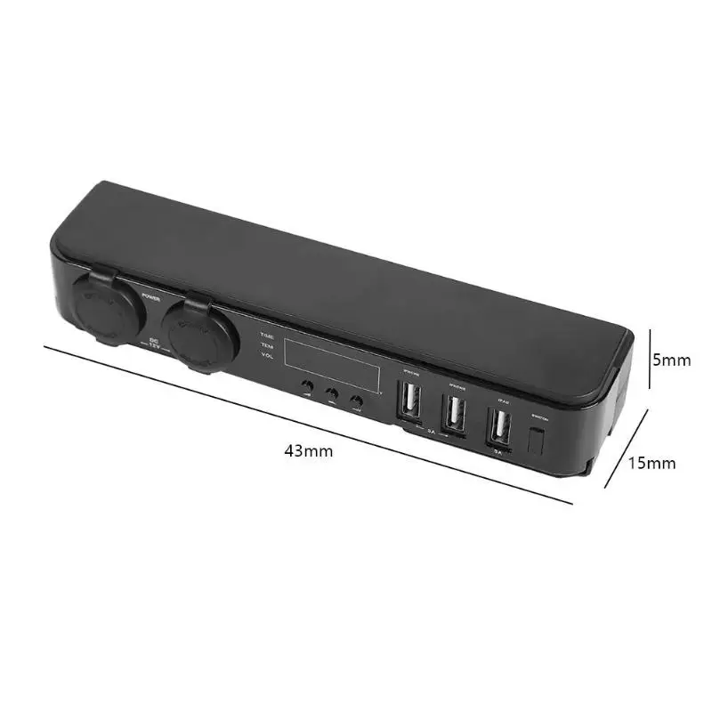 12 V/24 V 2 Way розетка для автомобильного прикуривателя Разветвитель USB зарядное устройство адаптер Прямая поставка