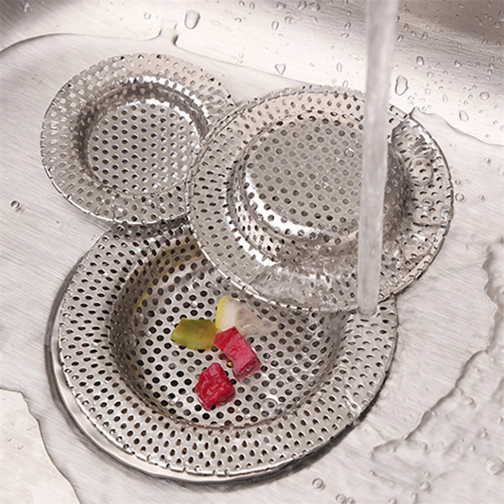 Sink Strainer Shower Sewer Outfall Anti-blocking Floor Drain Hair Stopper Catcher Kitchen Accessories Bathroom Accessories