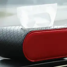 Автомобильный подлокотник для хранения, кожаный чехол для салфеток, контейнер, полотенце, салфетка, бумага, сумка, держатель, чехол