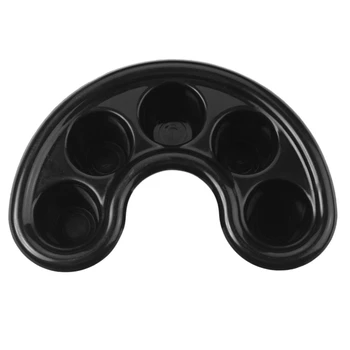 

10 Pcs Manicure Bowl, Nail Soaking Tray Bowl for Art, Polishing, Remover, Treatment - Manicure Spa Tool (Black+Pink)