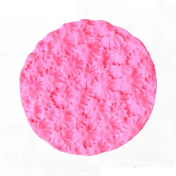 

Manufacturers Direct Selling Liquid Chrysanthemum Daisy Fondant Silicone Mould Cake Rim Decoration Mode Chocolate Clay Model