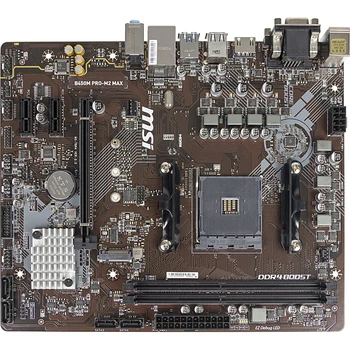 

Motherboard MSI B450M PRO-M2 MAX SocketAM4 AMD B450, mATX, RET