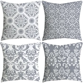 

Blue White Porcelain Decorative Pillowcase Cushion Cover Cushion Throw Pillow Chinese Style Polyester Sofa Home Decoration #5