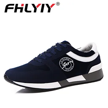 

Fhlyiy Brand 2020 Suede Leather Shoes Men Spring Casual Shoes Male Outdoor Training Shoes Men Comfortable Flats Sneakers Man