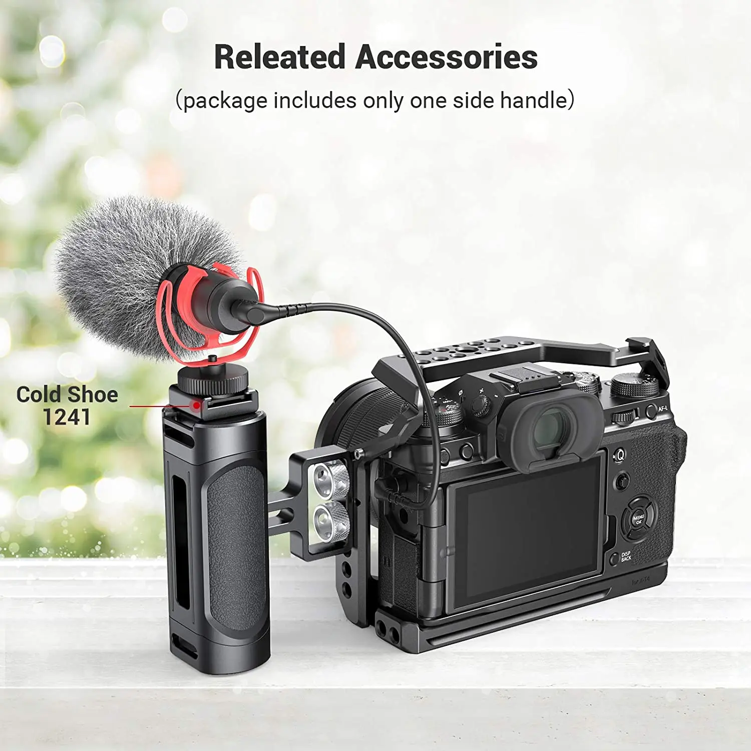 Smallrig Mini Side Handle para Universal Câmera Cage Inclui 14 Thread Holes 18 mm Distância no Lado 2916 - Image 4