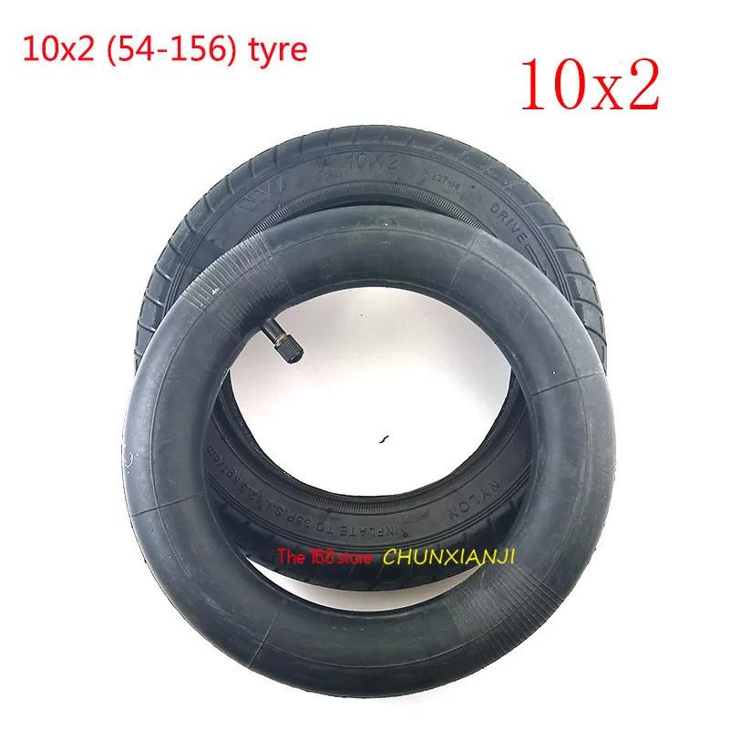 2 шт 10 дюймов 10x2(54-156) надувные колеса шины внутренняя трубка для Xiaomi Mijia M365 электрический скутер шины пневматические шины