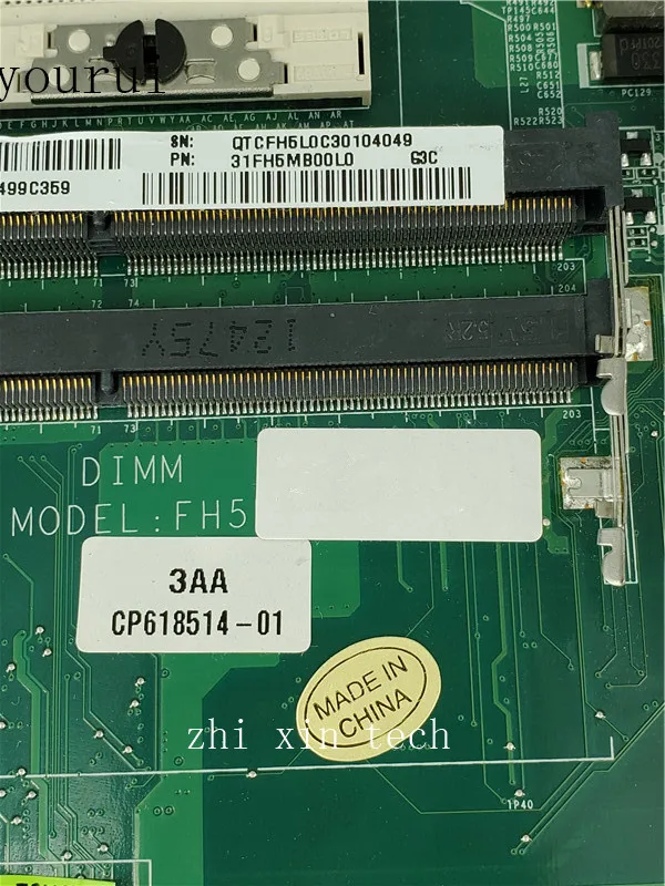 Yourui для Fujitsu LIFEBOOK AH512 материнская плата для ноутбука 31FH5MB00L0 DAFH5BMB6G0 DDR3