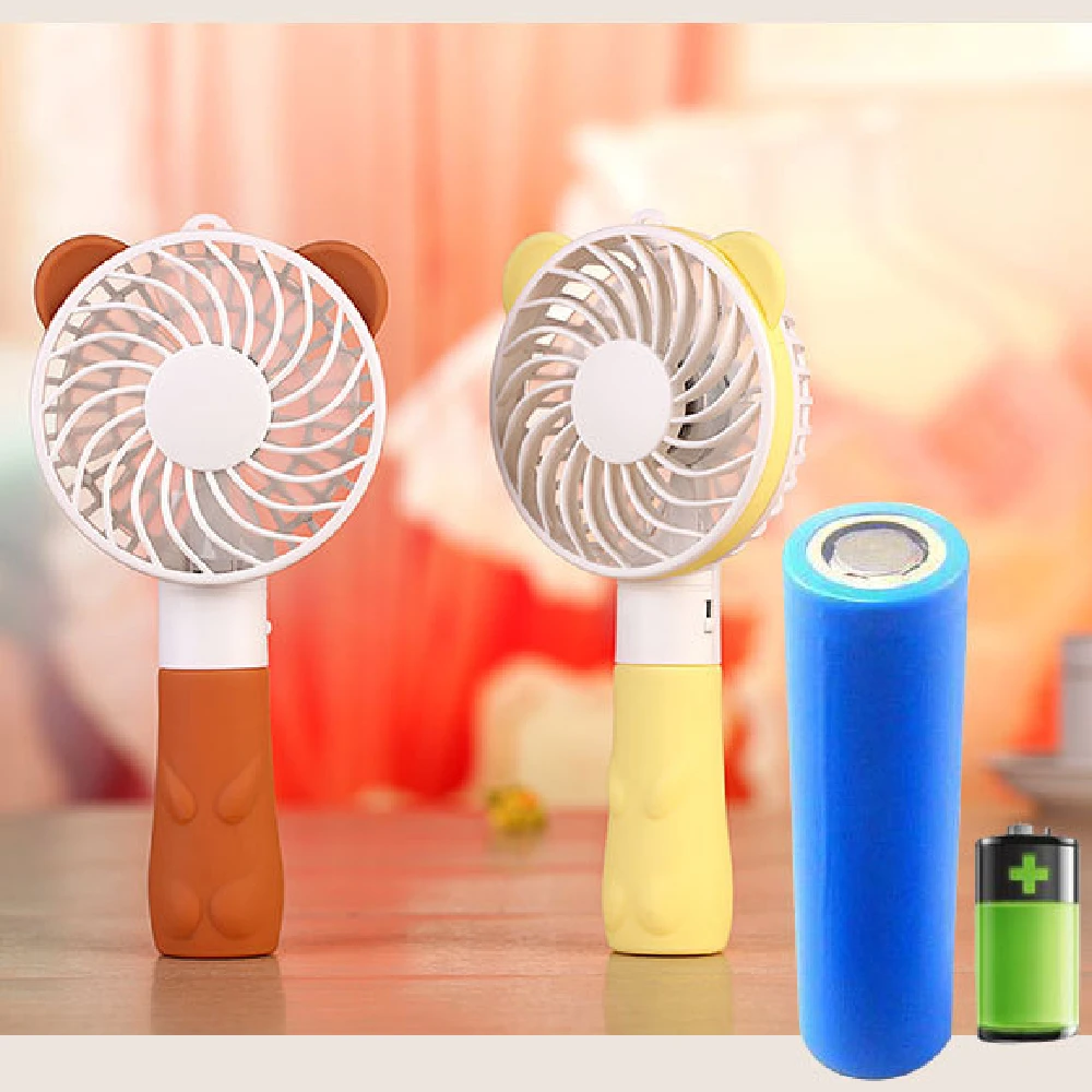 Mini Hand held Fan Portable USB Charging Students Small Cute Shape