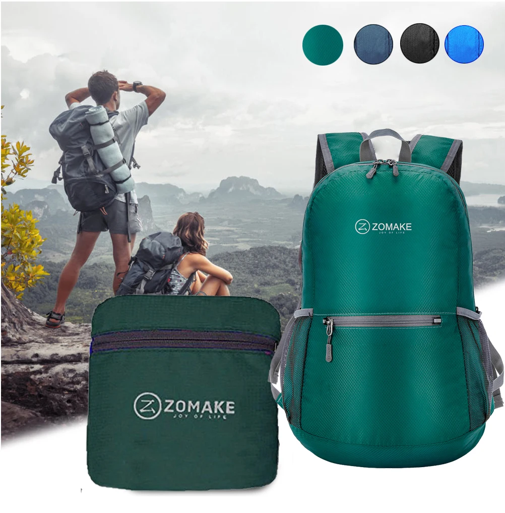 ZOMAKE Ultra Lightweight Backpack Packable Small Water Resistant Travel Hiking Daypack Bag Sports Daypack for Men Women