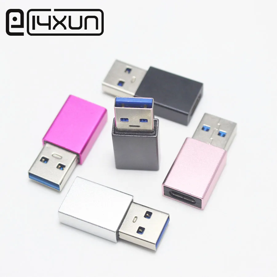 1 шт. алюминиевый переходник Type-C папа-USB 3 0 мама | Обустройство дома