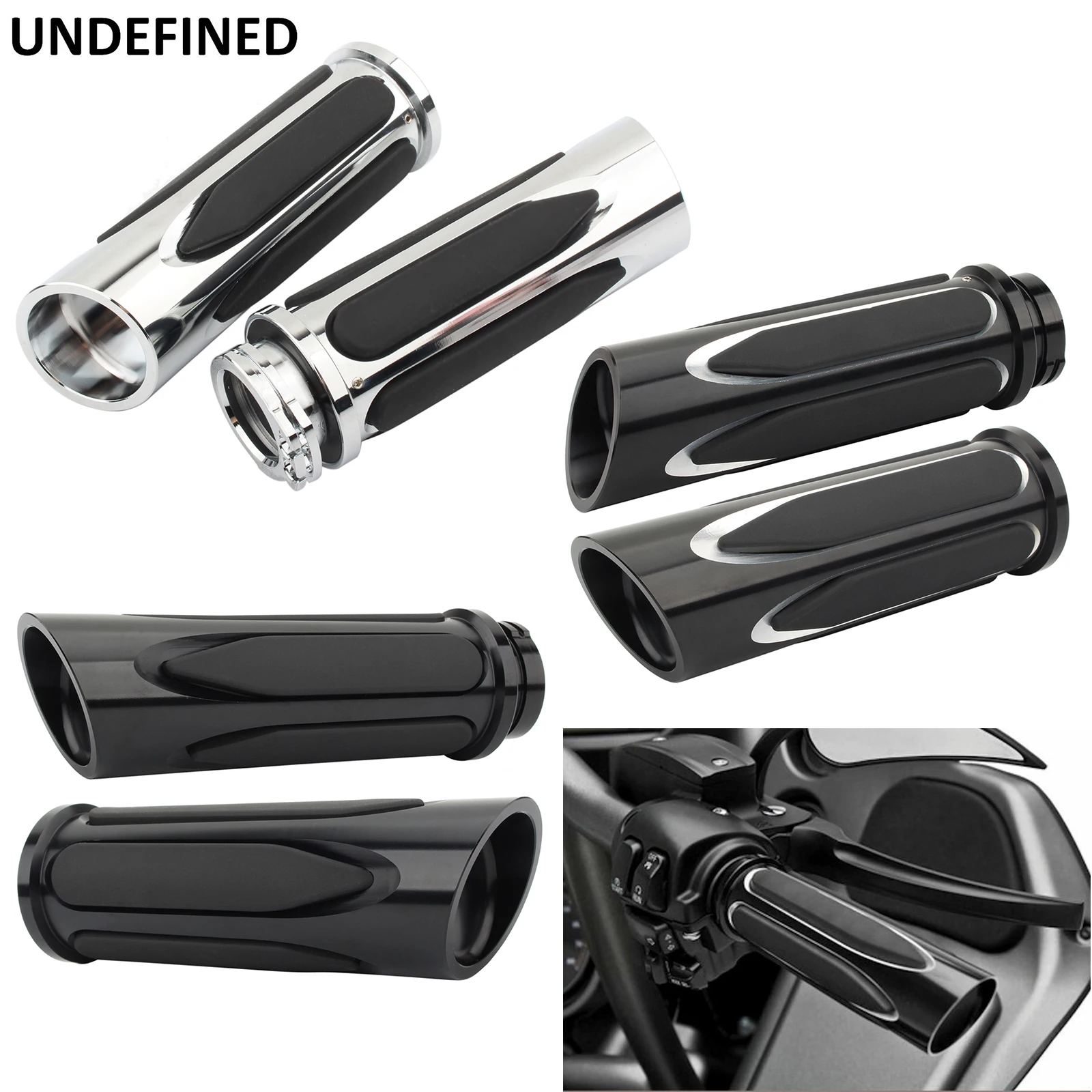 Ручки для мотоциклов 25 мм удобные ручки с ЧПУ Soft Touch Harley Touring Sportster 883 1200 XL Dyna Softail VRSC