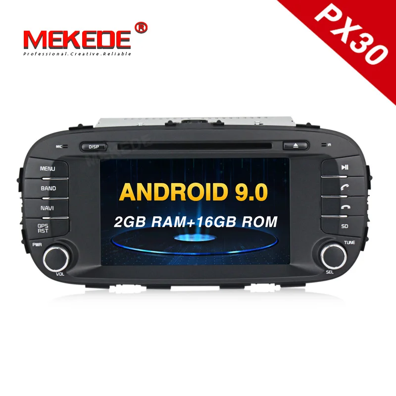 

HD 1024x600 PX30 7" Pure Android 9.0 2+ 16G car GPS navigation For Kia Soul 2013-2015 BT Car Radio dvd cd wifi