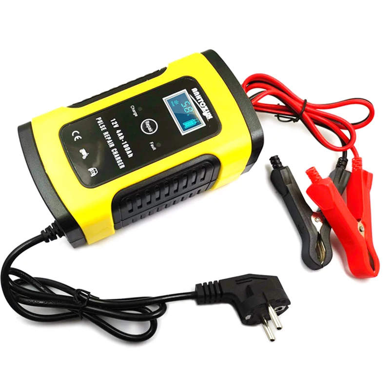 Car Motorcycle Full Automatic Intelligent Pulse Lead Acid Quick Battery Charger