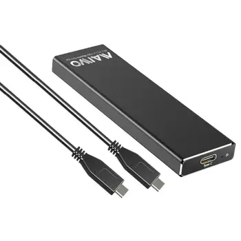 

MAIWO K1688P M.2 NVMe PCI-E SSD Adapter Enclosure Type-C Solid State Drive Case Box Aluminum Alloy HDD SSD Case for Desktop PC