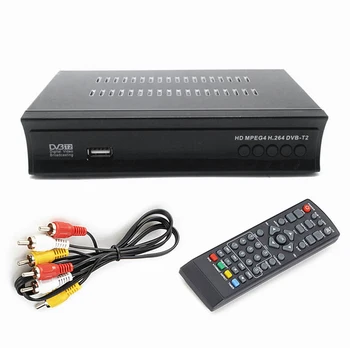 

Satellite TV Receiver Tuner Full HD 1080P Tuner Free Digital TV Box Support H.265 AC3 DVB-T2 HD TV Box EU Plug New