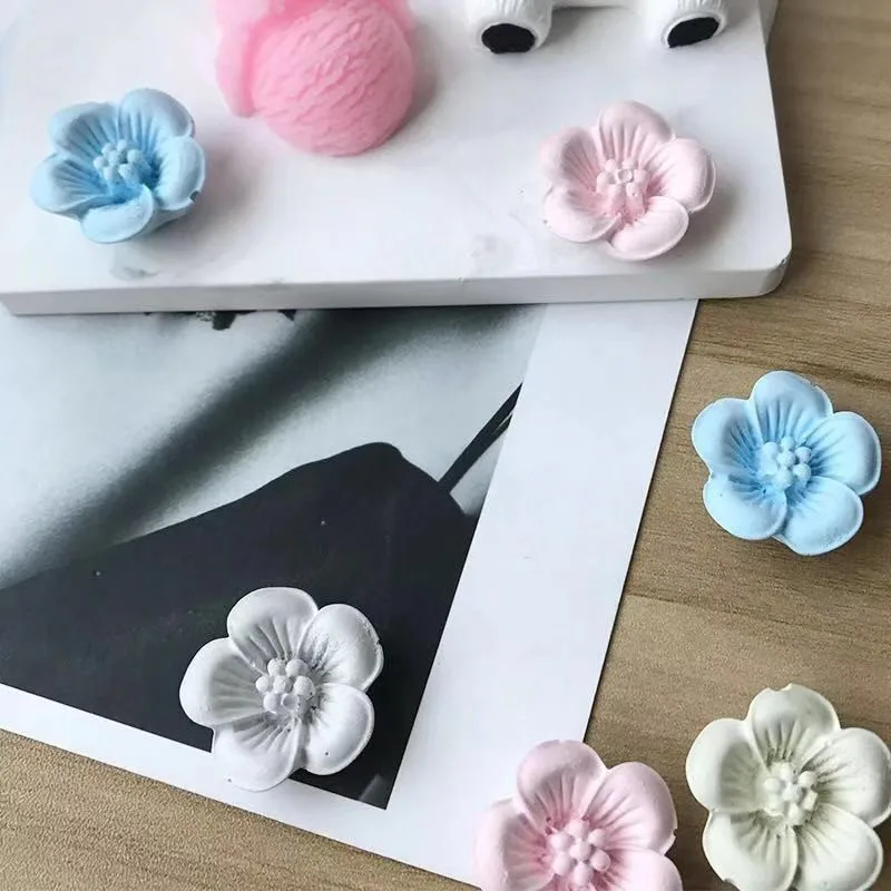 Sugarcraft Sakura Cherry Blossom Flower силиконовые формы для украшения торта инструменты силиконовые помадные формы для торта Chocoe формы A1426