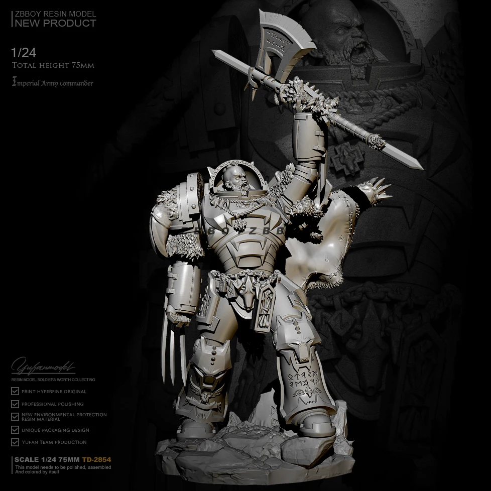 75mm 1/24 Resin Figure Model Kits Diy Selfassembled Td2854 Model