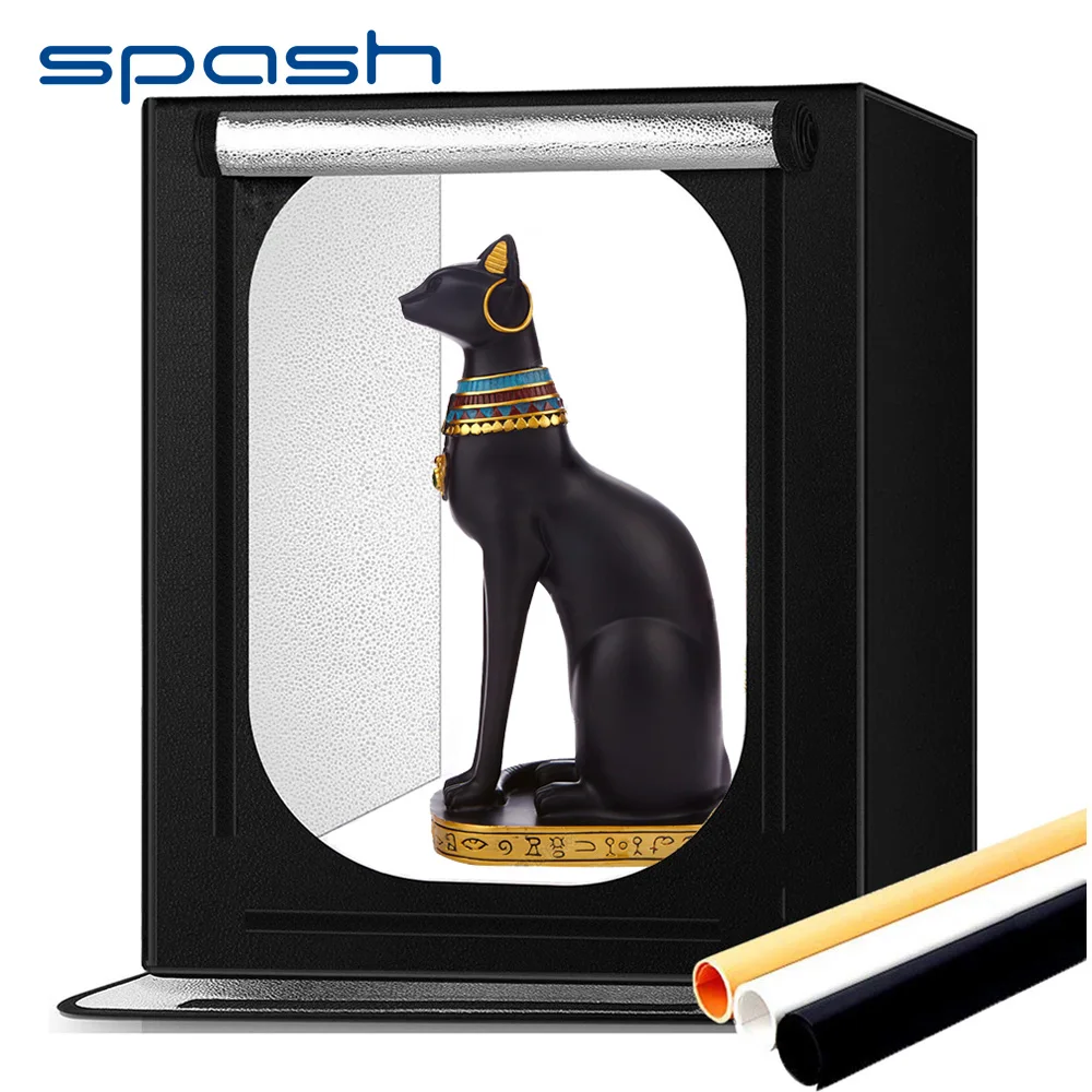 Spash photo box 24 дюймовый светильник коробка для фото dimmble 5500K Портативная фотостудия