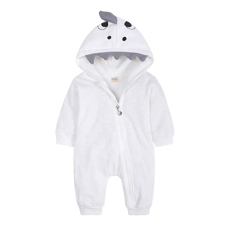 Shark Baby Boy Girl Rompers One Piece Jumpsuit for Newborn Infant Toddler Cotton Overall Long Sleeve Cute Clothing 0-24 Months cheap baby bodysuits	