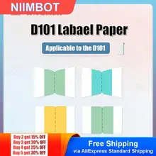 

NIIMBOT D101 D11 0 Mini White Printer Label Sticker Anti-Oil Waterproof Tear-Resistant for Supermarket Price Label Roll Paper