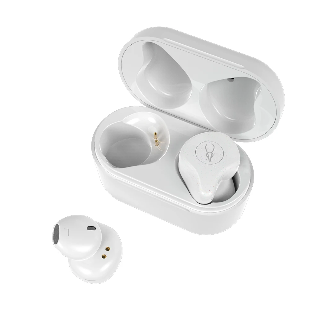 Белый Sabbat X12 Pro TWS беспроводные Bluetooth V5.0 половина наушники-вкладыши водонепроницаемые спортивные наушники Автоматическое Сопряжение ж/750 mAh зарядная коробка - Цвет: Белый
