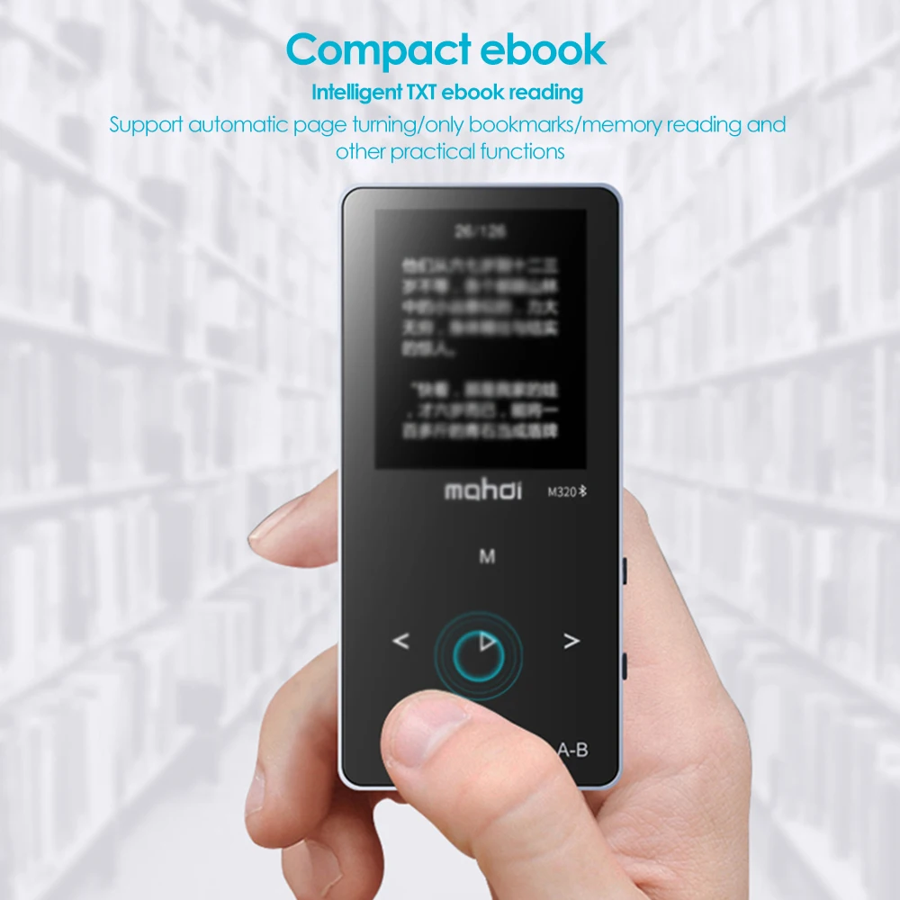M320 металлический спортивный мини MP3-плеер Bluetooth Портативный аудиоплеер 4G/8G/16G со встроенным динамиком fm-радио APE Flac музыкальный плеер