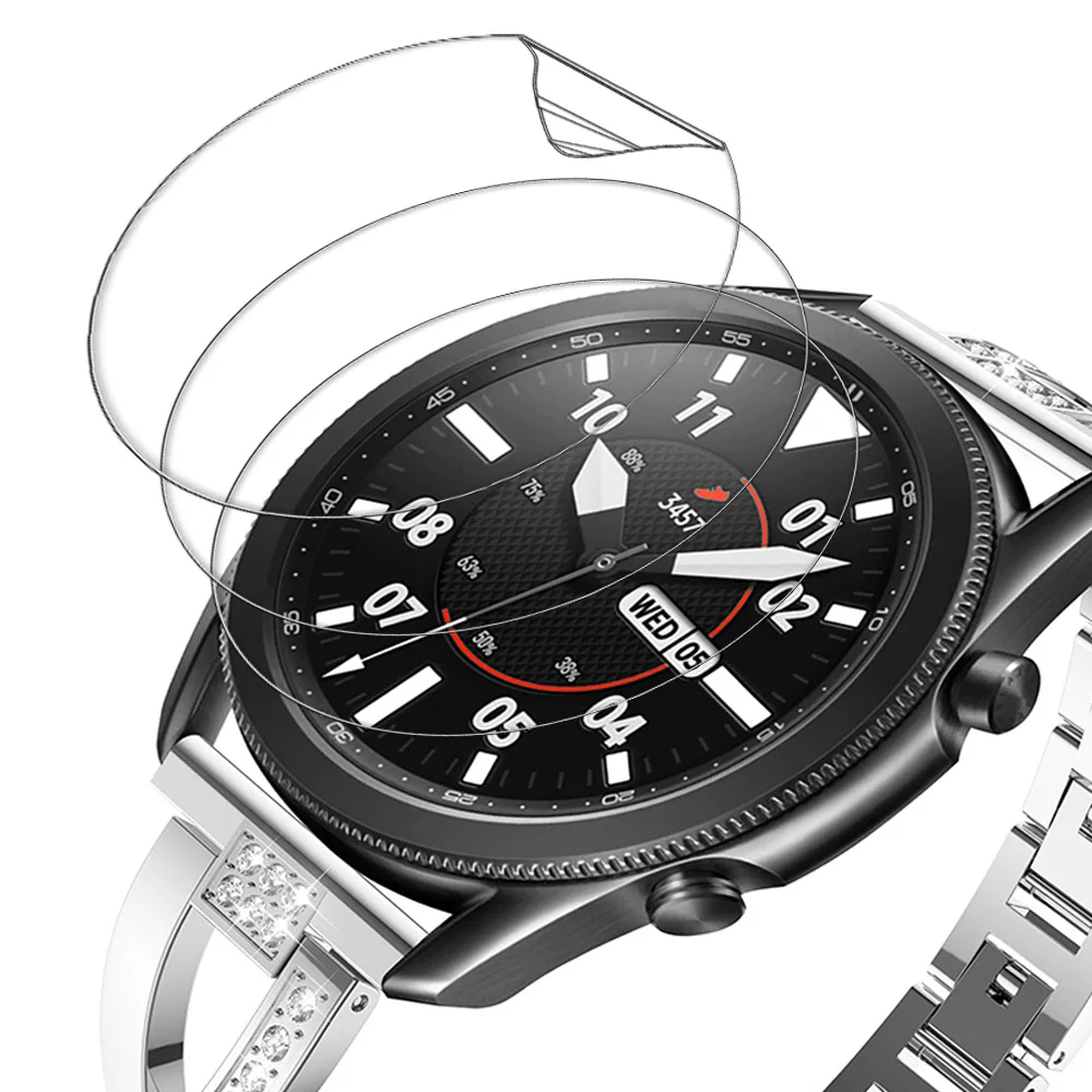 Для galaxy watch 3 Защитная пленка для экрана 45 мм 41 samsung TPU прозрачная не закаленное