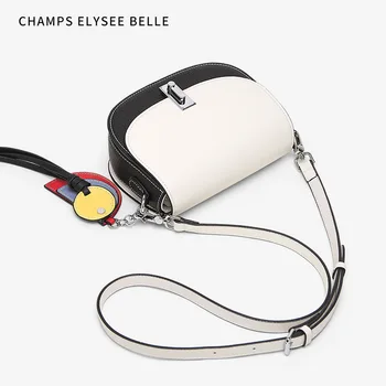 

Bag Female 2020 New Messenger Bag Fashion Saddle Bag Pu Portable Ladies Shoulder Bag