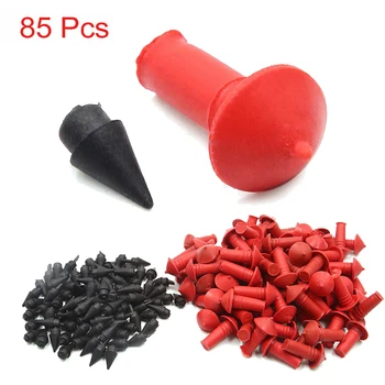 

For Car Tire Repair Patches 85Pcs Red Rubber Mushroom Tyre Puncture Patches Tire Repair Tool