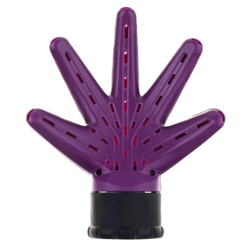 

Hair Dryer Diffuser Hand Type Wind Blower Salon Hair Curling Hair Tool Accessories Purple
