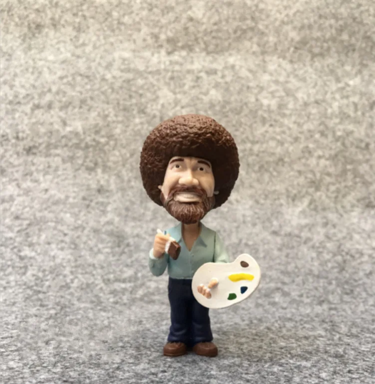 Оригинальная подержанная Боб Росс виниловая экшн-фигурка Funko Коллекционная